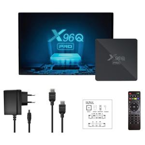 Smart TV Box X96Q-PRO, 4K, H313, 2GB/16GB, WiFi 2.4/5GHz, Android 10 | Εικόνα & Ήχος | elabstore.gr
