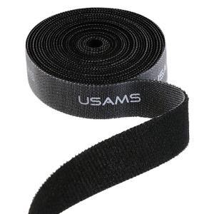 USAMS ταινία τύπου Velcro πολλαπλών χρήσεων ZB60ZD05, 20mm, 5m, μαύρη | Καλώδια - Αντάπτορες | elabstore.gr