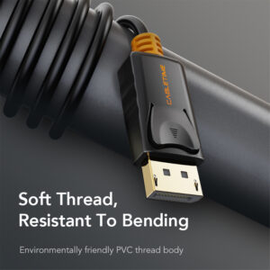 CABLETIME καλώδιο Displayport AV585, 1.2v, 4k/60hz, 3m, μαύρο | Καλώδια - Αντάπτορες | elabstore.gr