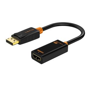 CABLETIME αντάπτορας DisplayPort σε HDMI AV586, 1080p, 0.2m, μαύρος | Καλώδια - Αντάπτορες | elabstore.gr