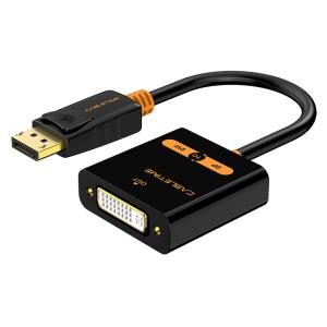 CABLETIME αντάπτορας DisplayPort σε DVI AV586, 1080p, 0.2m, μαύρο | Καλώδια - Αντάπτορες | elabstore.gr