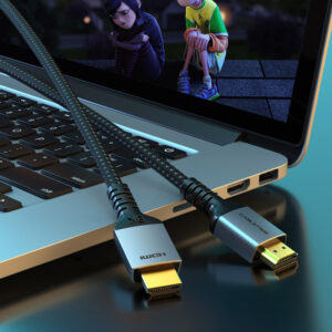 CABLETIME καλώδιο HDMI 2.1 HM8K, 28AWG, 8K/60HZ, 2m, μαύρο | Καλώδια - Αντάπτορες | elabstore.gr