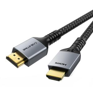 CABLETIME καλώδιο HDMI 2.1 HM8K, 28AWG, 8K/60HZ, 2m, μαύρο | Καλώδια - Αντάπτορες | elabstore.gr
