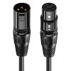 CABLETIME καλώδιο μικροφώνου XLR AV350, 3P, M/F, 24AWG, 10m, μαύρο | Καλώδια - Αντάπτορες | elabstore.gr
