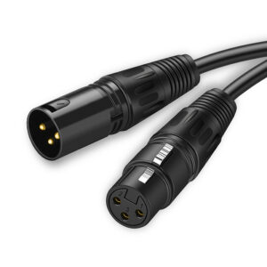 CABLETIME καλώδιο μικροφώνου XLR AV350, 3P, M/F, 24AWG, 10m, μαύρο | Καλώδια - Αντάπτορες | elabstore.gr