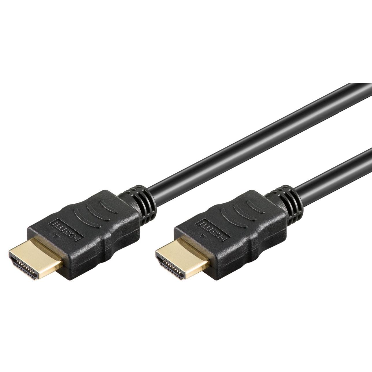 GOOBAY καλώδιο HDMI 2.0 με Ethernet 61160, 10.2Gbit/s, 4K, 3m, μαύρο | Καλώδια - Αντάπτορες | elabstore.gr