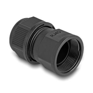 DELOCK σύνδεσμος για RJ45 86995, αδιάβροχος IP67, μαύρος | Καλώδια - Αντάπτορες | elabstore.gr