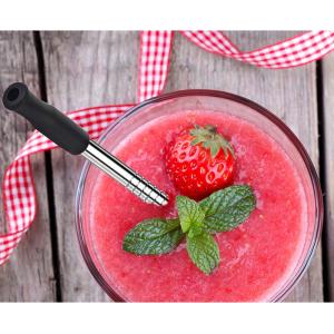 Στόμιο σιλικόνης για μεταλλικά καλαμάκια CLN-0046, Φ 6x4mm, πορτοκαλί, 20τμχ | Οικιακός εξοπλισμός | elabstore.gr