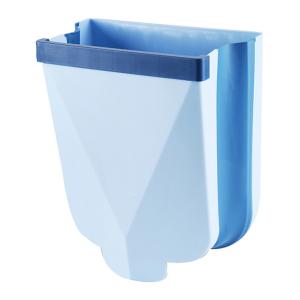 Πτυσσόμενος κάδος απορριμμάτων CLN-0048, 10lt, 25x30cm, μπλε | Οικιακός εξοπλισμός | elabstore.gr