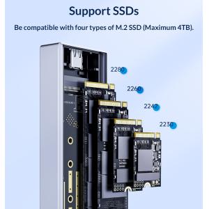 ORICO θήκη για Μ.2 SSD CM2C3-GY-BP, 6Gbps, έως 4TB, γκρι | Συνοδευτικά PC | elabstore.gr