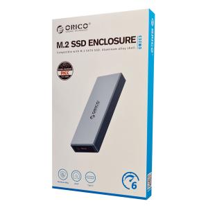 ORICO θήκη για Μ.2 SSD CM2C3-GY-BP, 6Gbps, έως 4TB, γκρι | Συνοδευτικά PC | elabstore.gr