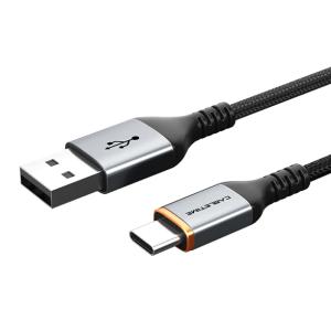 CABLETIME καλώδιο USB σε USB-C CT-AMCM3A, 3A, 1m, μαύρο | Καλώδια - Αντάπτορες | elabstore.gr