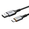 CABLETIME καλώδιο USB σε USB-C CT-AMCM3A, 3A, 2m, μαύρο | Καλώδια - Αντάπτορες | elabstore.gr