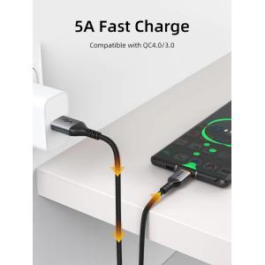 CABLETIME καλώδιο USB σε USB-C CT-AMCM5A, 5A, 1m, μαύρο | Καλώδια - Αντάπτορες | elabstore.gr