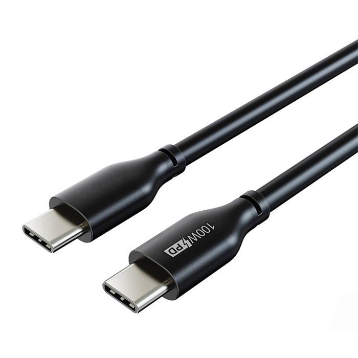 CABLETIME καλώδιο USB-C CT-CM100, 100W PD, E-MARK, 2m, μαύρο | eLabstore.gr CABLETIME καλώδιο USB-C CT-CM100, 100W PD, E-MARK, 2m, μαύρο | Καλώδια - Αντάπτορες | elabstore.gr
