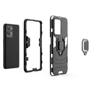 POWERTECH Θήκη Ring Armor MOB-1779 για Realme GT2 Pro, μαύρη | Αξεσουάρ κινητών | elabstore.gr
