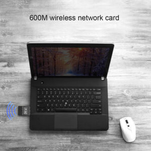 POWERTECH ασύρματος USB αντάπτορας PT-1041, AC600 600Mbps, 2.4/5GHz WiFi | Δικτυακά | elabstore.gr