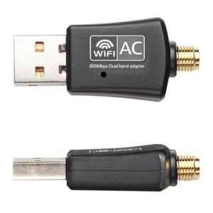 POWERTECH ασύρματος USB αντάπτορας PT-1042, 600Mbps, 2.4/5GHz | Δικτυακά | elabstore.gr