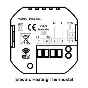 POWERTECH ψηφιακός θερμοστάτης χώρου PT-1051, πετρελαίου, Wi-Fi, μαύρος | Εργαλεία | elabstore.gr