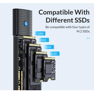 ORICO θήκη για Μ.2 SSD PWM2-PK-EP, 5Gbps, έως 4TB, ροζ | Συνοδευτικά PC | elabstore.gr