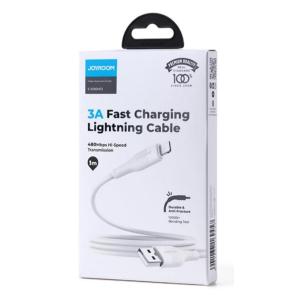 JOYROOM καλώδιο USB σε Lightning S-1030M12L, 3A, 1m, λευκό | Αξεσουάρ κινητών | elabstore.gr