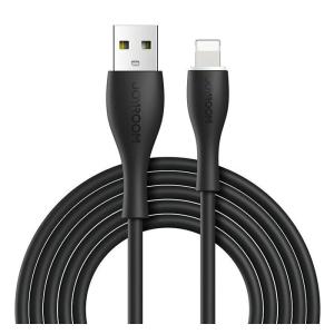 JOYROOM καλώδιο USB σε Lightning S-1030M8L με LED, 2.4A, 1m, μαύρο | Αξεσουάρ κινητών | elabstore.gr