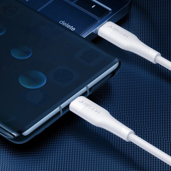 JOYROOM καλώδιο USB-C S-1230M3, 60PD, 1.2m, λευκό | eLabstore.gr JOYROOM καλώδιο USB-C S-1230M3, 60PD, 1.2m, λευκό | Καλώδια - Αντάπτορες | elabstore.gr