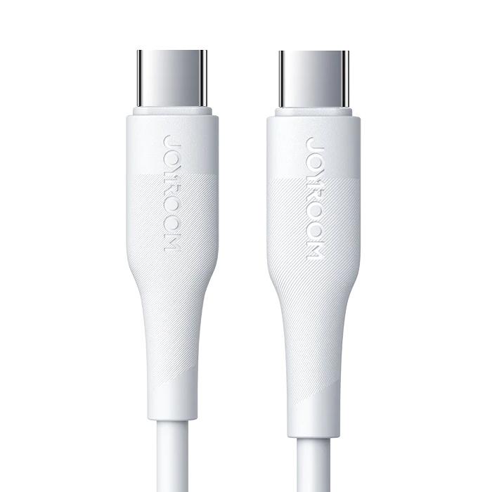 JOYROOM καλώδιο USB-C S-1230M3, 60PD, 1.2m, λευκό | Καλώδια - Αντάπτορες | elabstore.gr