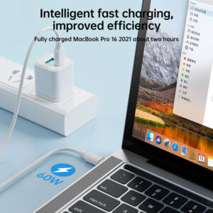 JOYROOM καλώδιο USB-C S-CC060A9, 60W, 1m, λευκό | eLabstore.gr JOYROOM καλώδιο USB-C S-CC060A9, 60W, 1m, λευκό | Καλώδια - Αντάπτορες | elabstore.gr