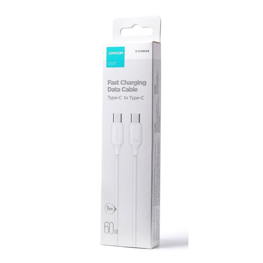 JOYROOM καλώδιο USB-C S-CC060A9, 60W, 1m, λευκό | eLabstore.gr JOYROOM καλώδιο USB-C S-CC060A9, 60W, 1m, λευκό | Καλώδια - Αντάπτορες | elabstore.gr