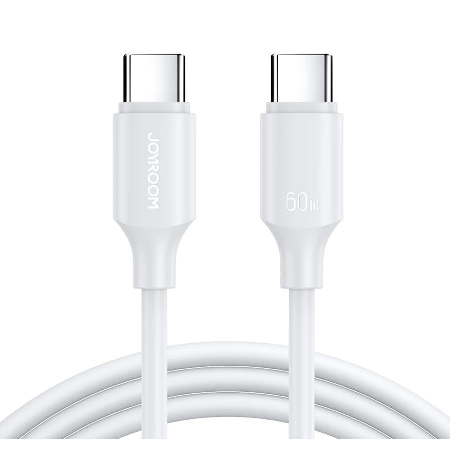 JOYROOM καλώδιο USB-C S-CC060A9, 60W, 1m, λευκό | eLabstore.gr JOYROOM καλώδιο USB-C S-CC060A9, 60W, 1m, λευκό | Καλώδια - Αντάπτορες | elabstore.gr