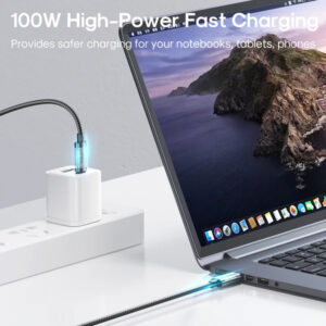 JOYROOM καλώδιο USB-C S-CC100A12, 100W, 1.2m, μαύρο | Καλώδια - Αντάπτορες | elabstore.gr