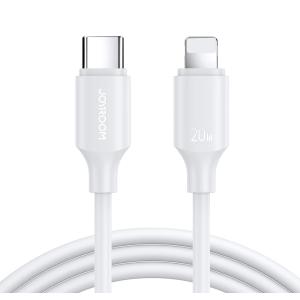 JOYROOM καλώδιο USB-C σε Lightning S-CL020A9, 20W, 1m, λευκό | Καλώδια - Αντάπτορες | elabstore.gr