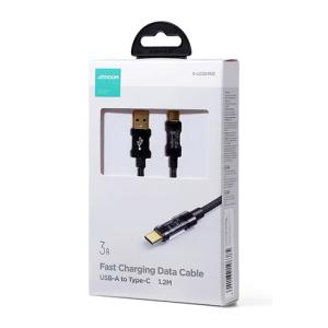 JOYROOM καλώδιο USB σε USB-C S-UC027A12, 3A, 1.2m, μαύρο | Καλώδια - Αντάπτορες | elabstore.gr
