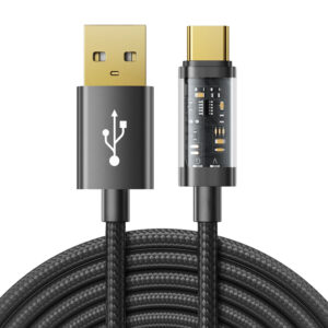 JOYROOM καλώδιο USB σε USB-C S-UC027A12, 3A, 1.2m, μαύρο | Καλώδια - Αντάπτορες | elabstore.gr