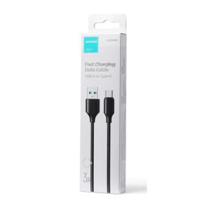 JOYROOM καλώδιο USB σε USB-C S-UC027A9, 3A, 1m, μαύρο | Καλώδια - Αντάπτορες | elabstore.gr