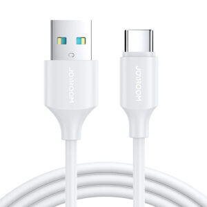 JOYROOM καλώδιο USB σε USB-C S-UC027A9, 3A, 1m, λευκό | Καλώδια - Αντάπτορες | elabstore.gr