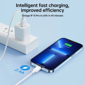 JOYROOM καλώδιο USB σε Lightning S-UL012A9, 2.4A, 1m, μαύρο | Αξεσουάρ κινητών | elabstore.gr