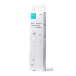 JOYROOM καλώδιο USB σε Lightning S-UL012A9, 2.4A, 1m, λευκό | Αξεσουάρ κινητών | elabstore.gr