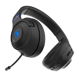 SADES gaming headset Whisper, wireless & wired, multiplatform, BT, μαύρο | Συνοδευτικά PC | elabstore.gr