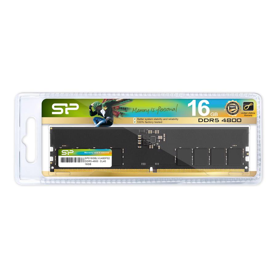 SILICON POWER μνήμη DDR5 UDIMM SP016GBLVU480F02, 16GB, 4800MHz, CL40 | eLabstore.gr SILICON POWER μνήμη DDR5 UDIMM SP016GBLVU480F02, 16GB, 4800MHz, CL40 | PC & Αναβάθμιση | elabstore.gr
