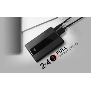 SILICON POWER power bank QP55, 10000mAh, USB & USB-C, 22.5W, LCD, μαύρο | Αξεσουάρ κινητών | elabstore.gr