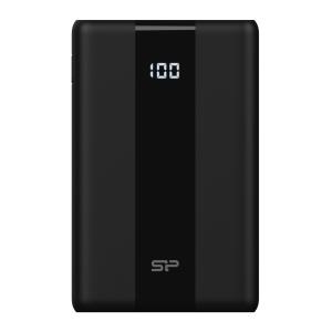 SILICON POWER power bank QP55, 10000mAh, USB & USB-C, 22.5W, LCD, μαύρο | Αξεσουάρ κινητών | elabstore.gr