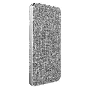 SILICON POWER power bank QP77, 10000mAh, 2x USB & USB-C, 18W, γκρι | Αξεσουάρ κινητών | elabstore.gr
