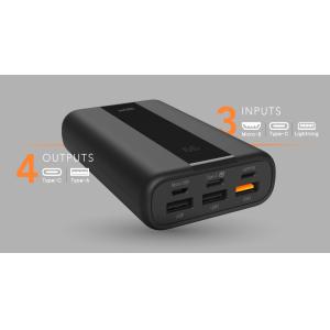 SILICON POWER power bank QS55, 20000mAh, 3x USB & USB-C, 22.5W, LCD | Αξεσουάρ κινητών | elabstore.gr