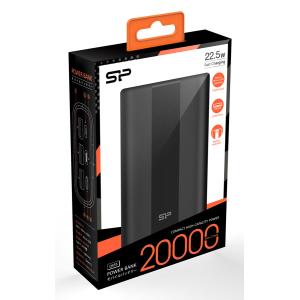 SILICON POWER power bank QS55, 20000mAh, 3x USB & USB-C, 22.5W, LCD | Αξεσουάρ κινητών | elabstore.gr