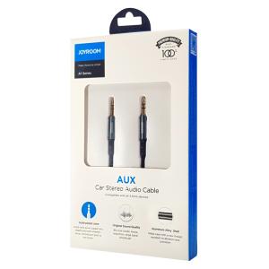 JOYROOM καλώδιο Stereo 3.5mm SY-15A1, AUX, gold plated, 1.5m, μαύρο | Καλώδια - Αντάπτορες | elabstore.gr