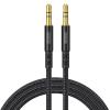 JOYROOM καλώδιο ήχου 3.5mm SY-20A1, AUX, braided, 2m, μαύρο | Καλώδια - Αντάπτορες | elabstore.gr