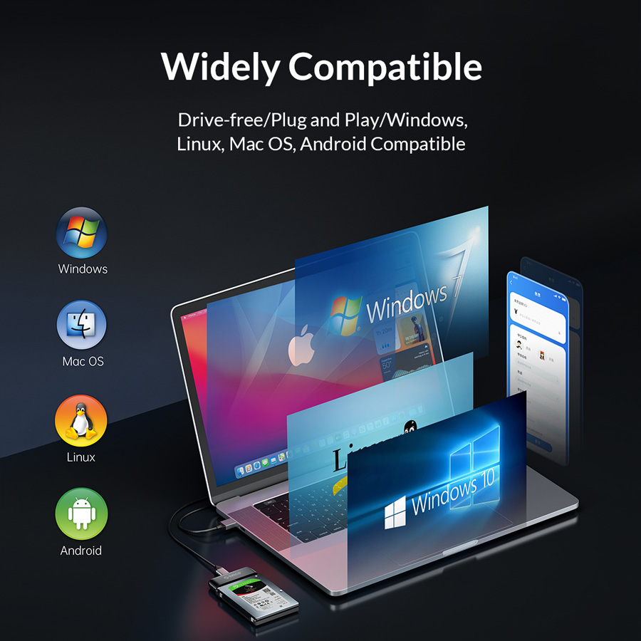 ORICO αντάπτορας USB-C σε SATA UTS3-3A, 5Gbps, καλώδιο USB, μαύρος | eLabstore.gr ORICO αντάπτορας USB-C σε SATA UTS3-3A, 5Gbps, καλώδιο USB, μαύρος | Συνοδευτικά PC | elabstore.gr
