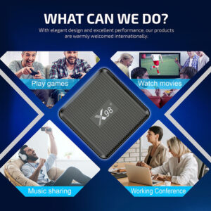 TV Box X98Q, 4K, S905W2, 2/16GB, Wi-Fi 2.4/5GHz, Android 11 | Εικόνα & Ήχος | elabstore.gr